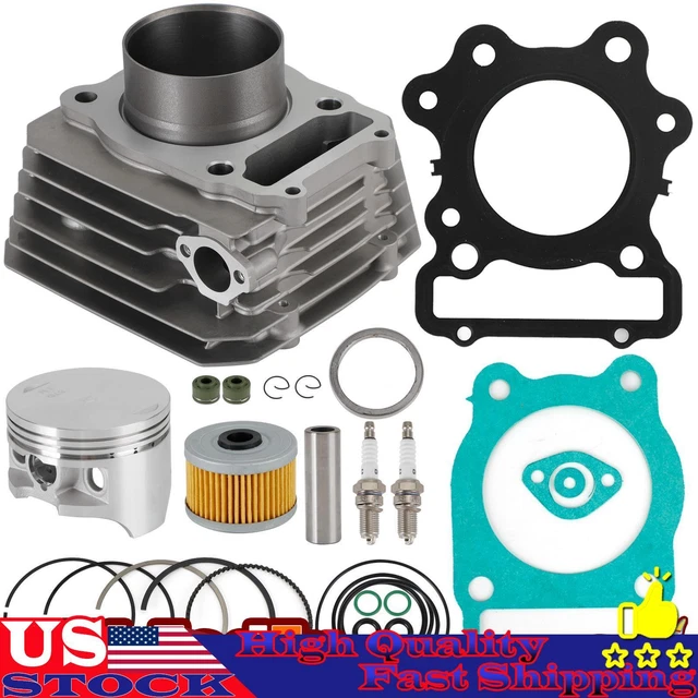 Complete Top End Cylinder Kit For Honda Atv Trx 300 Fourtrax, Fw 1988-2000 S3