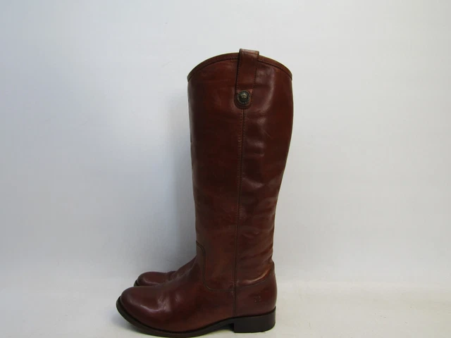 Bottes D'équitation Femme HRH Kirby Cuir Noir - Taille 8,5 M, Genou Haut, Occasion, Fabriqué Au Brésil