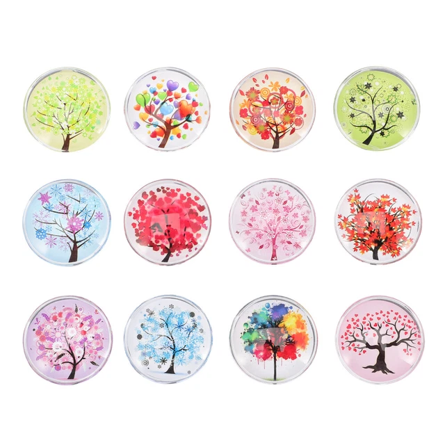 12 Pcs Kühlschrankmagnet Acryl Küchenmagnete Für Kühlschrank