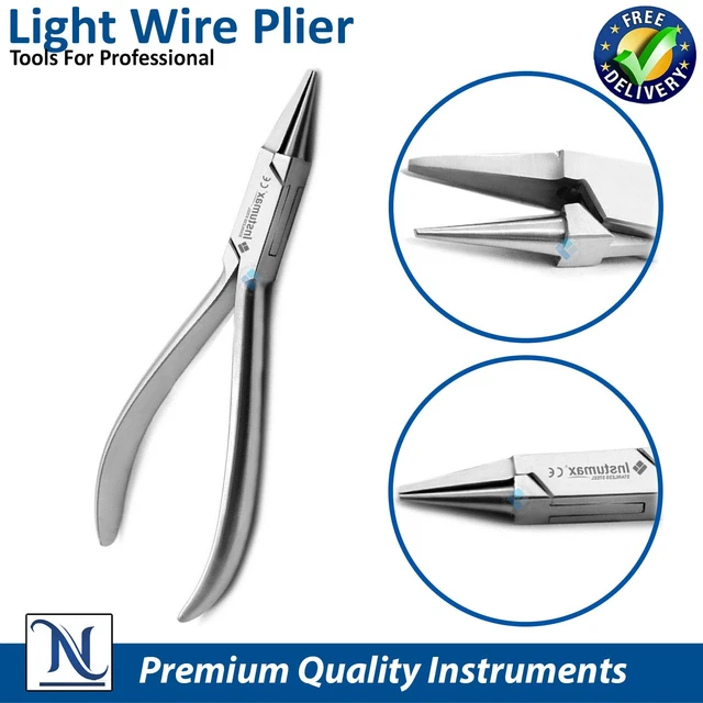 Dental Light Wire Bending Plier Bird Beak Angle Loop Forming Pliers Orthodontic