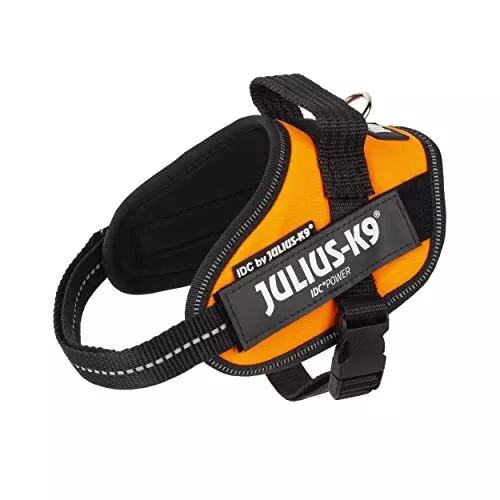 JULIUS K-9, Harnais IDC Power, Taille: Mini-Mini, Orange Fluo