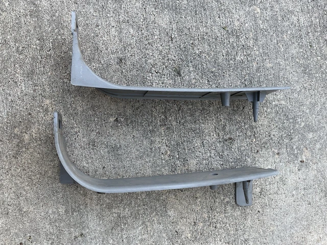 95-98  Chevy GMC  Rear Cargo Door Lower Corner Trim Gray Molding Suburban Tahoe 3
