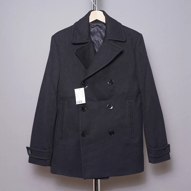 Pea coat mens online h&m