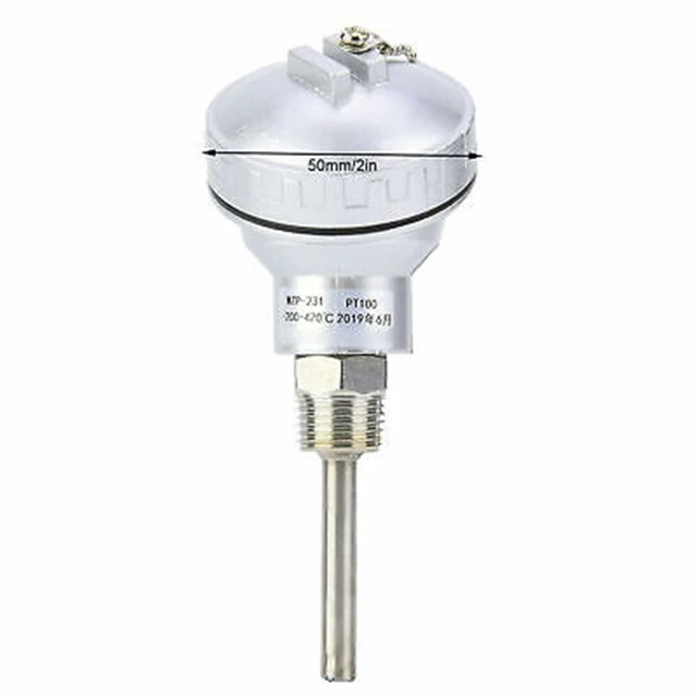 Sonda Di Temperatura Per Carne RTD PT100 Sharp S.S. Con Cavo Alta Temperatura