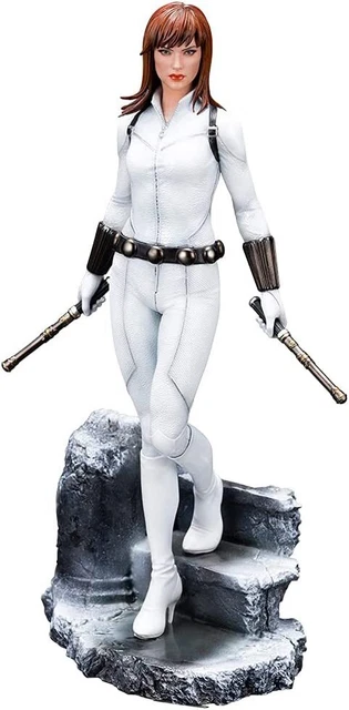 MARVEL UNIVERSE Black Widow White Costume Easy Assembly Figure MK366 Kotobukiya