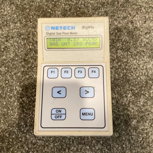 Netech Digiflo Digital Gas Flow Meter Used Excellent Working condition!