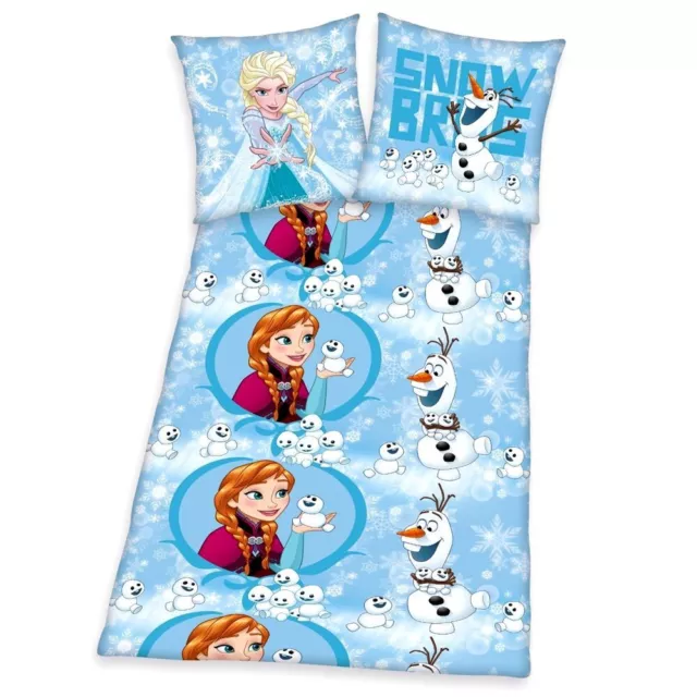 Olaf | Bettwäsche | Baumwolle 135 x 200 cm | Disney Eiskönigin | Frozen