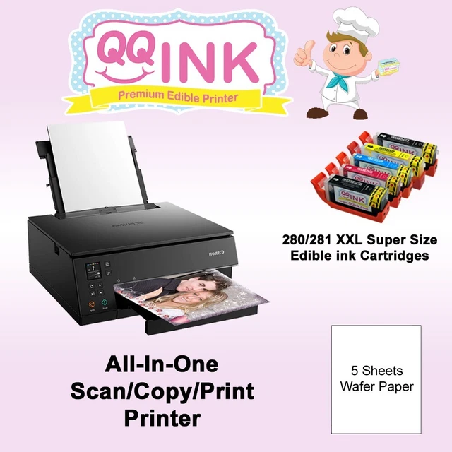 CANON CAKE TOPPER Image Printer - Edible Sheet & Edible Ink Cartridges ...