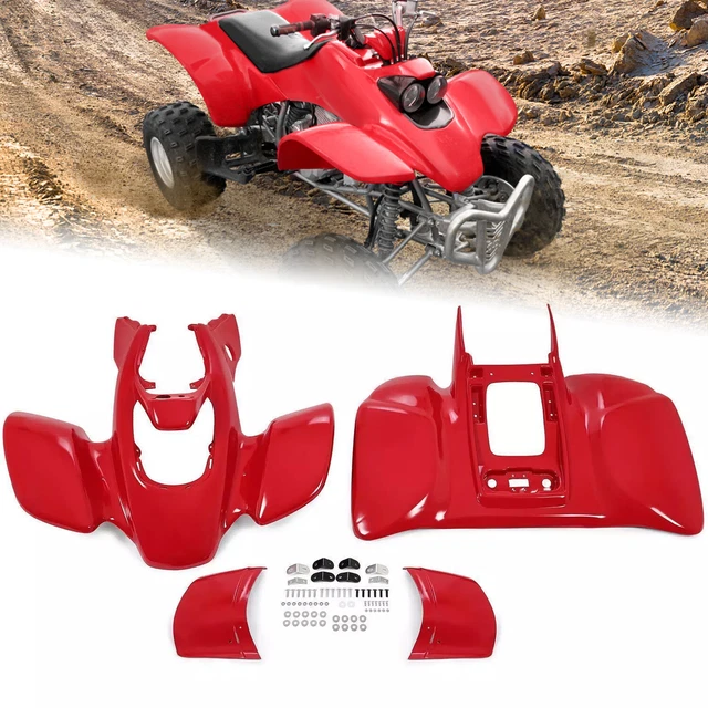 Maier Mfg White Fender Set For Honda TRX400EX 1999-2004 – Front & Rear Plastic