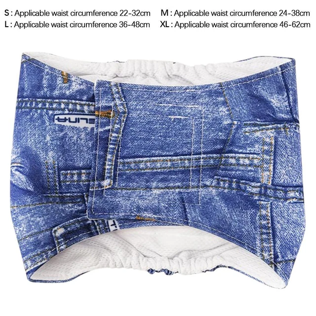 Waschbare Bauchwickelwindeln für männliche Hunde Weibliche Haustierhose