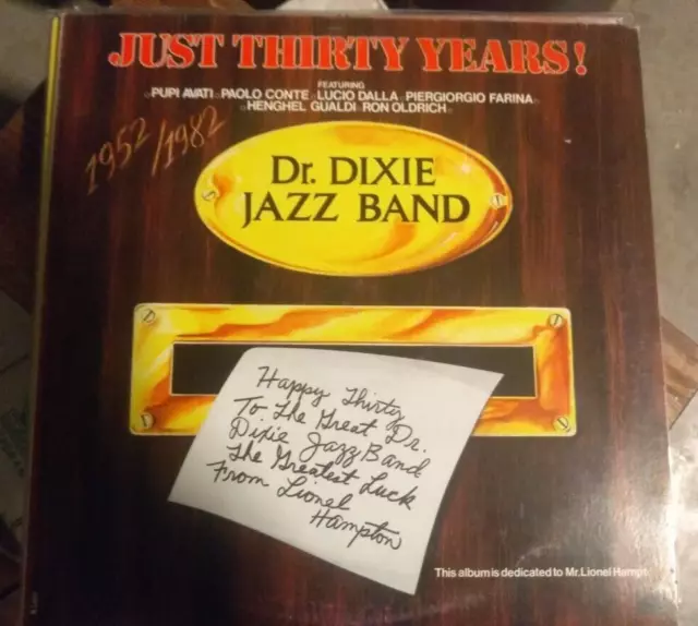 Dr. Dixie Jazz Band Just Thirty Years! Lucio Dalla Paolo Conte Speedy Co. CNR 1