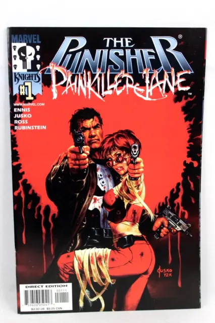 Punisher/Painkiller Jane #1 Lovesick Joe Jusko 2001 Marvel Knights Comics F-/F