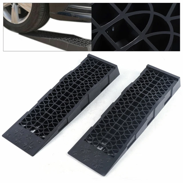 Un paio di rampe in plastica per auto 3T stabile rampe di accesso in plastica ad alta resistenza PP