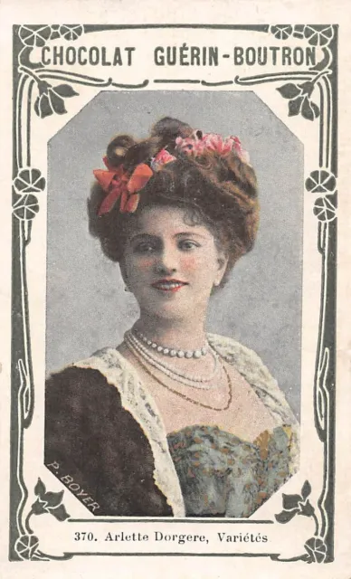 Chromo Trade Card Photo Germaine Welsh Comedienne Singer Circa 1870 1913