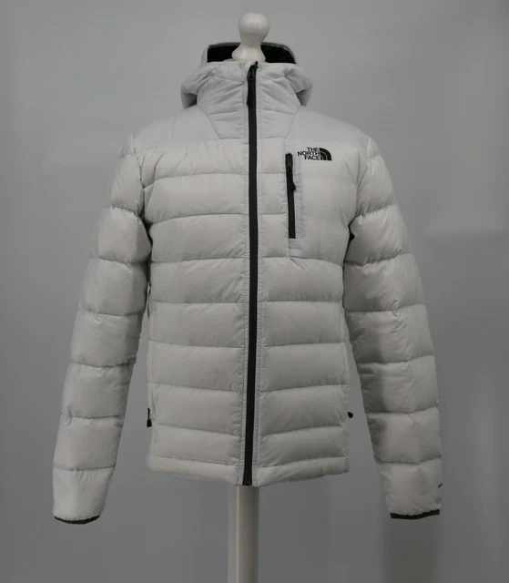 Giacca Con Cappuccio Imbottita Da Uomo Bianca Aconcagua 550 The North Face Nuovo Prezzo £200