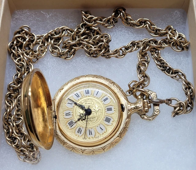 VINTAGE ARNEX POCKET Watch 17 Jewel Incabloc Manual Wind Made Gold