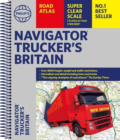 Philips Navigator Truckers Britain: Spiral: Spiral (Philips Road Atlases)