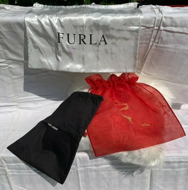 BIG Dustbag FURLA, RENE CAOVILLA, SAINT LAURENT Edel Staubbeutel 3er Set NEU