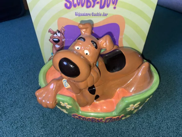 Scooby Doo In His Bed Cookie Jar Hanna-Barbera 2000 Vintage VERY RARE BIX Zoinks