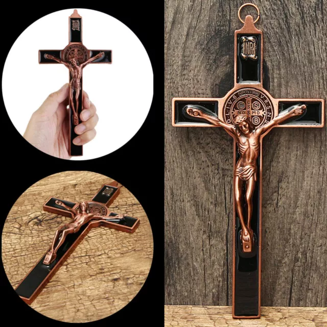 Christ Cross Crucifix JESUS Catholic Statue Religious Saint Wall Sticker Decor