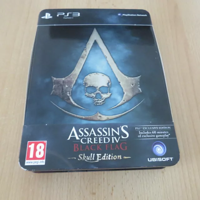 Assassins Creed IV: Drapeau Noir Tête de Mort Exclusif Édition (PS3) Steelbook