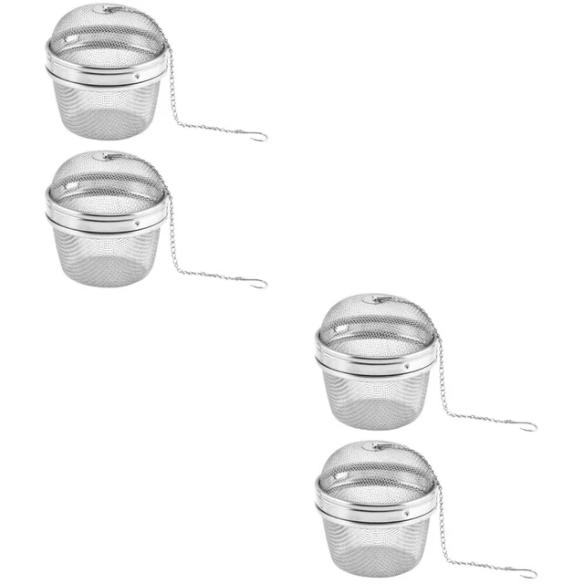 4 Pcs Tea Infuser Stainless Steel Tea Tea Kettle Stainless Steel Filter