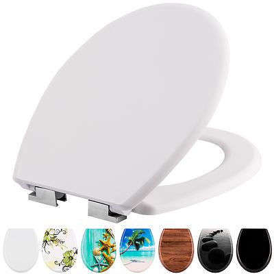 Home Sanilo Abattant WC Frein de Chute Soft Close Finition de Haute qualité Grande sélection de abattants WC en Bois 