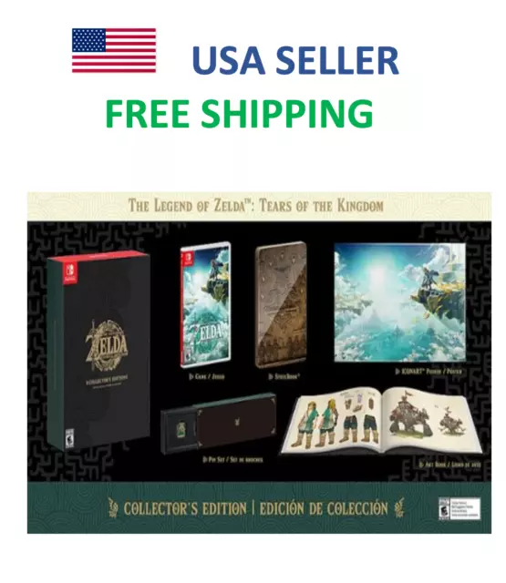 Legend Of Zelda Tears Of The Kingdom Collectors Edition -Nintendo ...