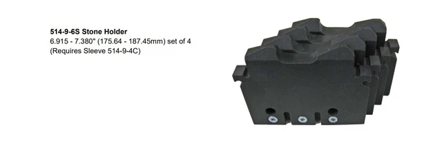 514-9-6S Stone holder (require 514-9-4C) fits Rottler HP7A HP6A H85A set 4 pcs