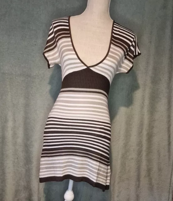 ROBE CAMAIEU BLANCHE avec motif Taille 38 EUR 12 00 PicClick FR
