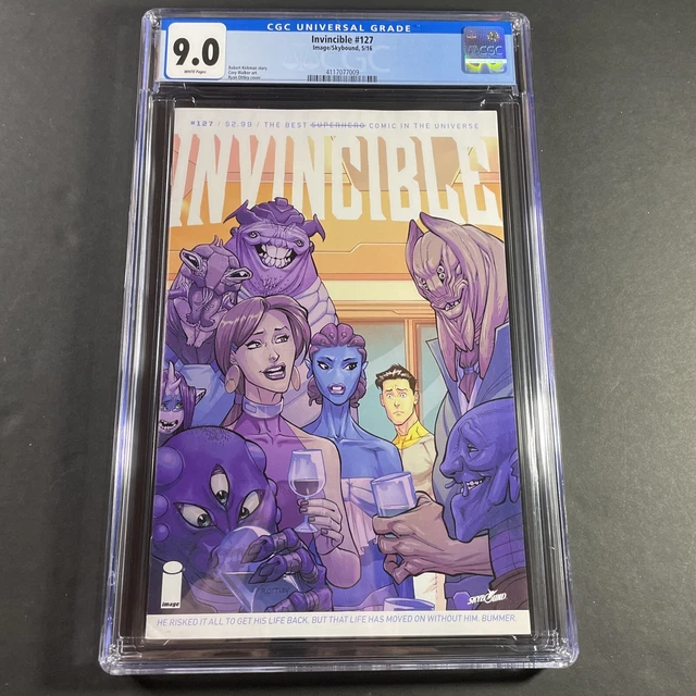 Invincible #127 - Image/Skybound 2016 CGC 9.4 Kirkman