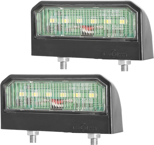2 Luci Targa LED Impermeabili Per Auto - 12V/24V, Bianco 6500K, Per Auto, Camper, Barche - Foto 12