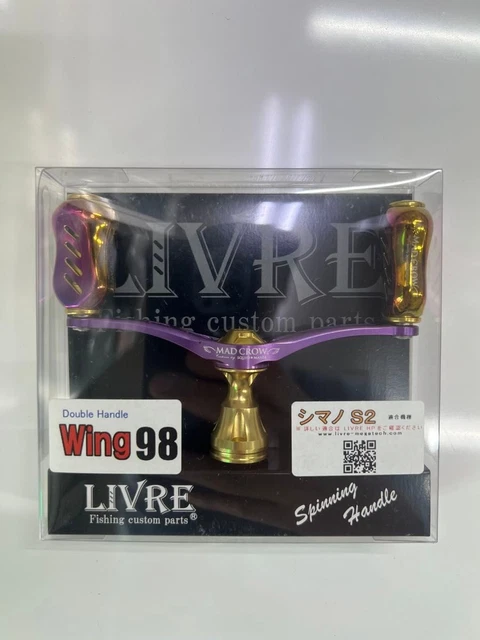 LIVRE SQUID MANIA Mad Crow Double Handle Purple Gold Knob 100Wing