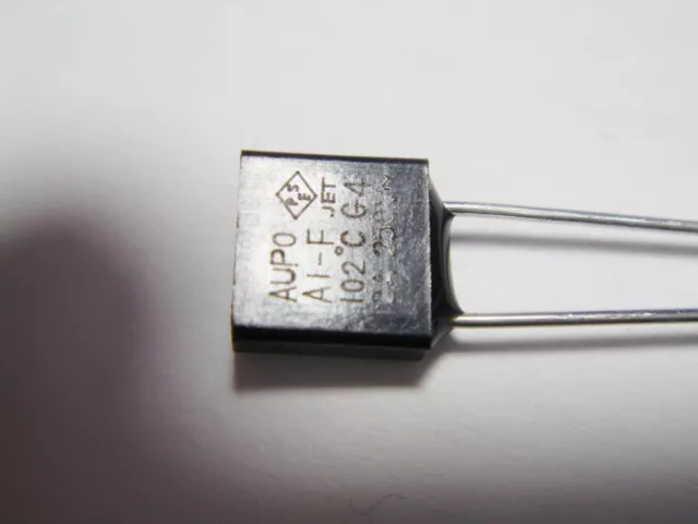 102°C 2A 250V Thermosicherung Fusibile Termico Sicurezza #21-1062