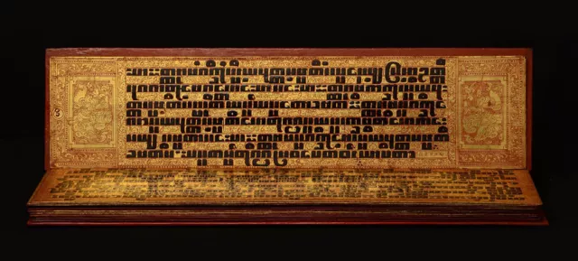 19th Century, Mandalay, A Set of Antique Complete Burmese Manuscript (KAMMAVACA)