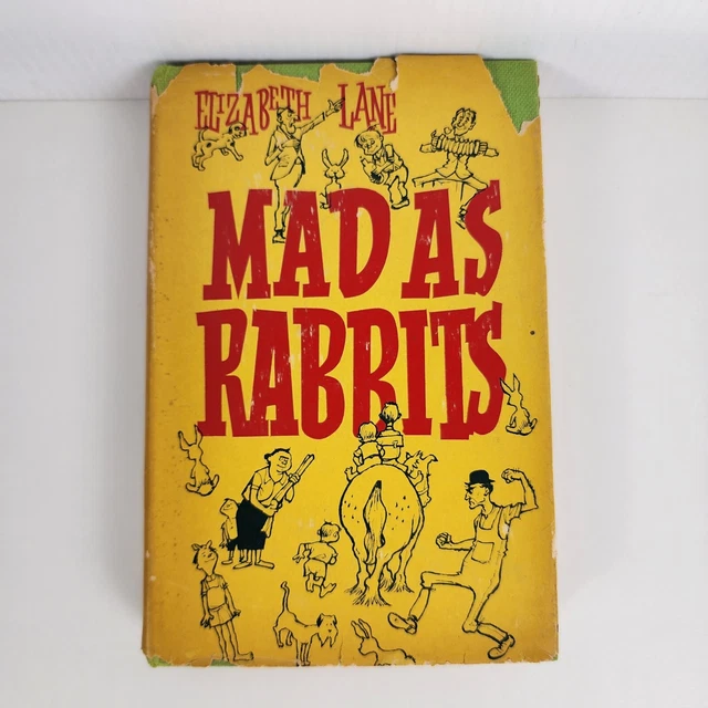 MAD AS RABBITS by Elizabeth Lane Vintage Hardcover 1964 $23.52 ...