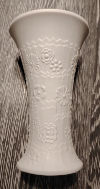 KLEINE VASE ROYAL Porzellan Bavaria KPM Germany Handarbeit weiß H 14,3