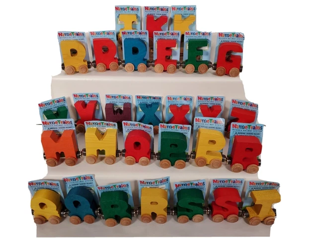 Name Trains Bright Letter Wooden Railway System Maple Landmark Thomas Brio USA