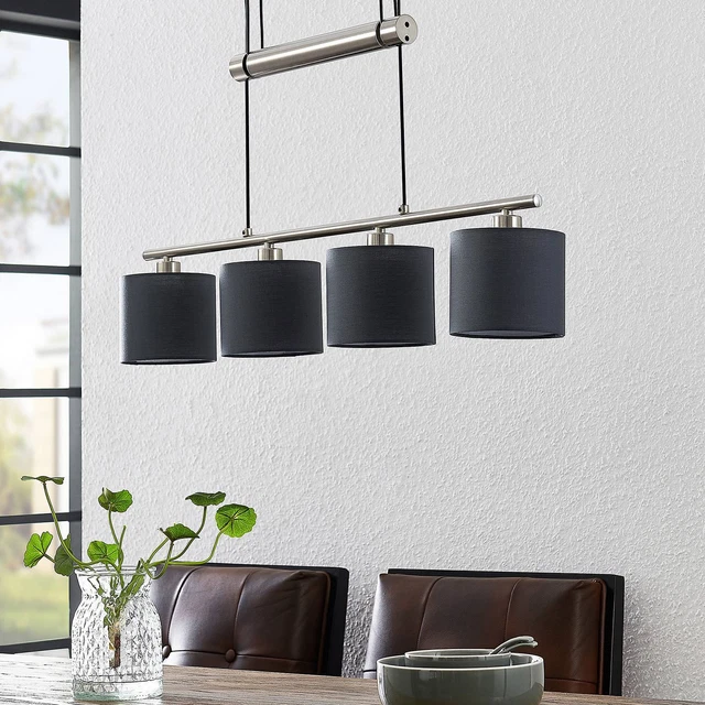 Lindby Pendelleuchte 'Jorin' (Modern) in Alu aus Metall u.a. für Wohnzimmer &
