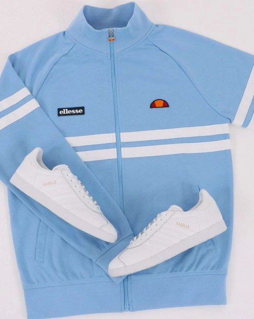 Ellesse rimini track top sky blue best sale