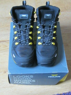 TROJAN ZELOS SAFETY boots, Black/Yellow 