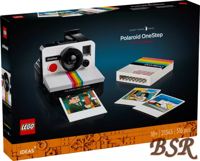 LEGO® IDEAS: 21345 Polaroid OneStep SX-70 Sofortbildkamera ! NEU & OVP !