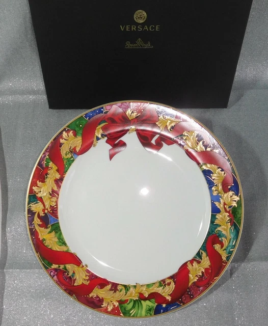 Rosenthal Versace Christmas Reflections of Holidays Speiseteller 27 cm Neu & Ovp