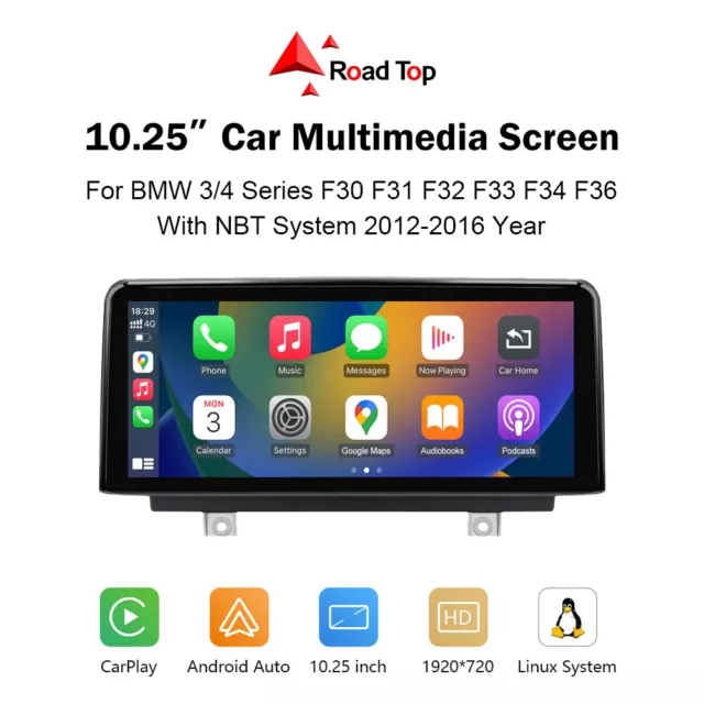 10,25' CarPlay Touchscreen Multimedia für BMW NBT F30 F31 F32 F33 F34 F36 F80