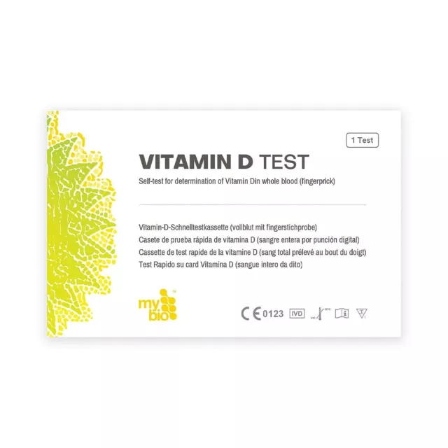 Mybio MyBio Vitamin D Test 1x1 Tests - 8er Pack