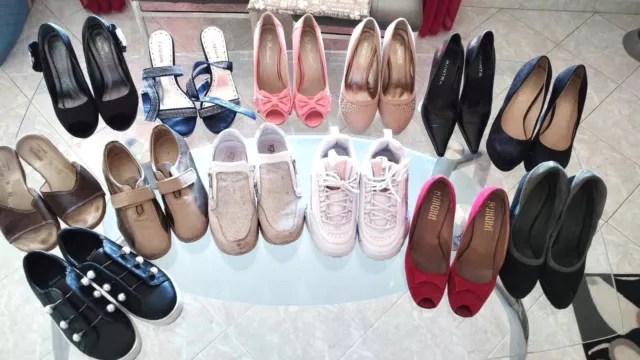 Stock Di 13 Paia Scarpe Donna/Ragazza  N.37