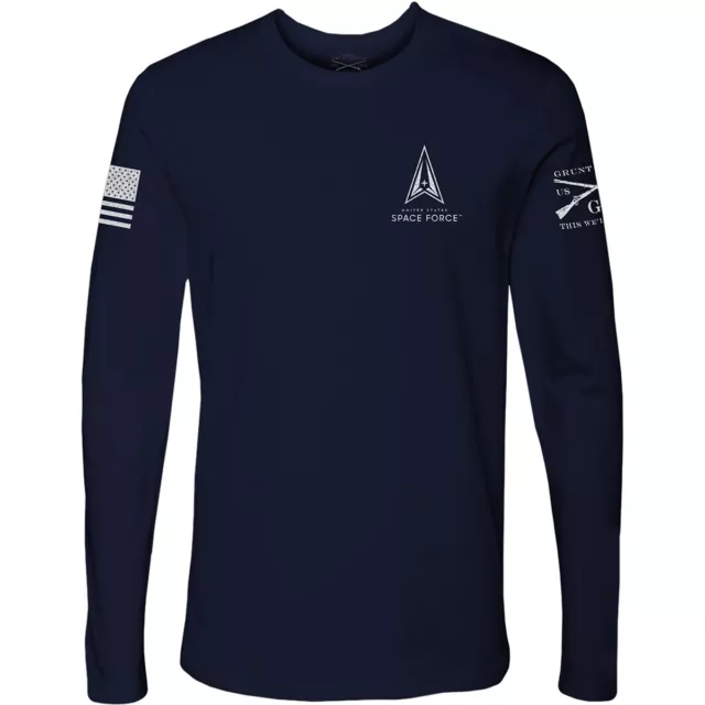 Grunt Style USSF - Basic Logo Long Sleeve T-Shirt - Midnight Navy