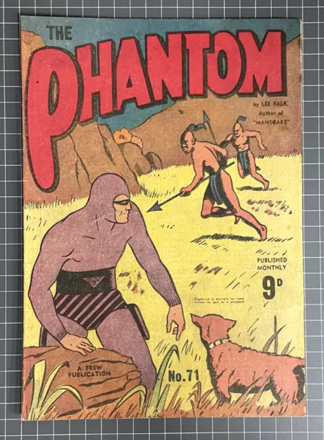 The Phantom #71 Frew Publications *Scarce* Australian Comic 1954 Gd+