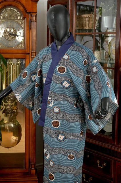 Dear Vanilla Japanese Juban Undergown Men's Kimono Authentic Vintage Japan Made 2