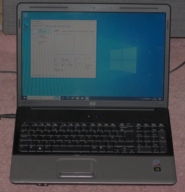 HP G70 Laptop - Intel Core 2 Duo, 4GB RAM, 120GB SSD, Windows 10